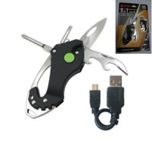 Camping Multifunctional Knife with USB charge TLLS-K8