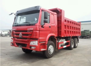 China Hot Sale 371hp Sinotruk Howo Dump Truck For Africa