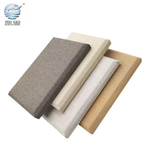 Hot Sale Hayhoe Soundproof Wall Panel Fabric Acoustic Panel for Home Studio Theater