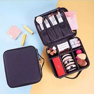Polyester Nylon EVA Best Beauty Boxes Makeup Case With Dividers