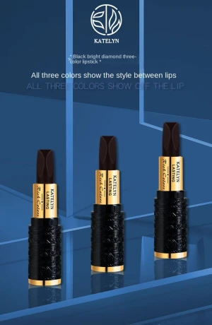 Black Diamond Three-Color Lipstick