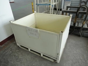 Collapsible steel/wire mesh container/bin with reasonable price from China