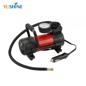 Durable 12 volt tire inflator car air pump with LED light CE