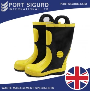 Steel Toe Rubber Safety Boots [FREE FREIGHT] [Fire Resistant]