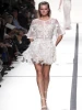 White Organza See Though 3D Appliques Short Mini A-Line Elie Saab Prom Graduation Wear Cocktail Dresses Formal Party Gowns