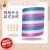 Import Factory direct sale 2.5cm inter-color striped ribbon, powder white and blue three-color medal ribbon, medal lanyard spot from China