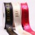 Import 1 inch Custom Ribbon Gold Foil Logo Printed Black Polyester Satin Ribbon Grosgrain Ribbon from China