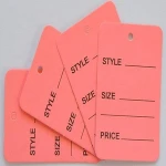 1 Part Pink Paper Tags for Label Garments