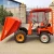 Import 1 ton four rubber  wheels mini dump truck for sale from China