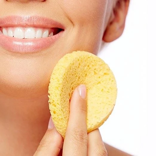 100% Natural Compressed Cellulose Cosmetic Makeup Sponges