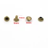10000 sets 6mm Metal Rivets Bronze nails Sewing patches Bags and shoes accessories Buttons Snaps Handbag Rivet