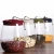 Import 1000ml Round Glass Food Storage Jars Containers, High Borosilicate Glass Cookies Jars with Beautiful Cloth Lid, Kitchen Canister from China
