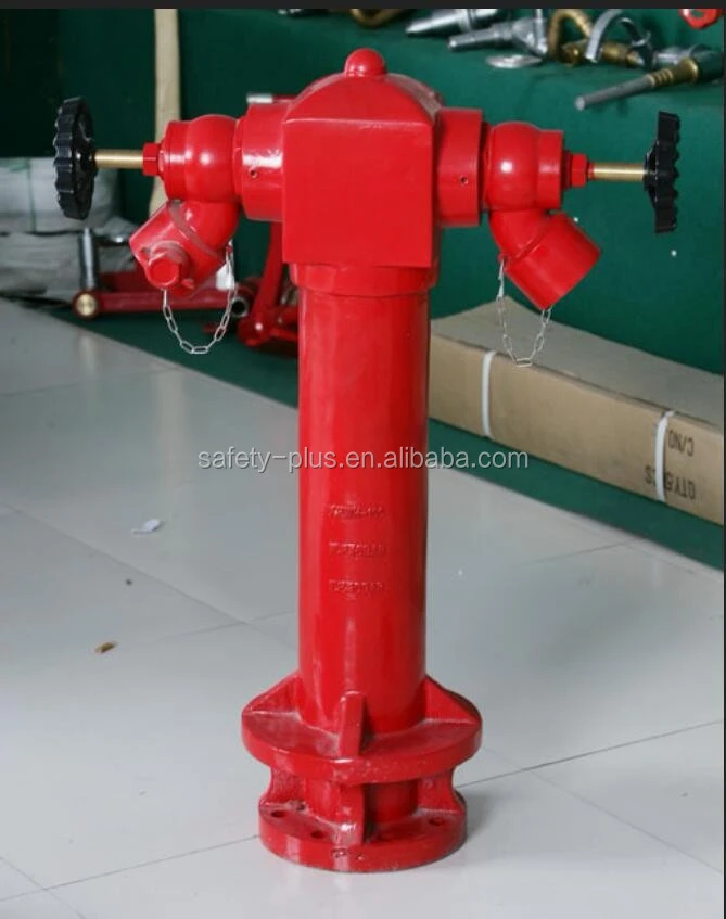 100mm inlet 2 * 65mm Outlet Fire Hydrant landing Valve outdoor fire hydrant