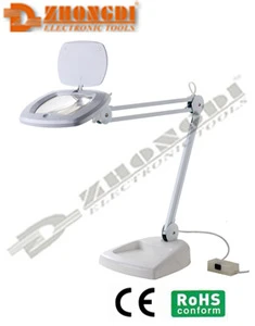 100V-240V High quality desktop LED magnifing lamp with of Ningbo ZD