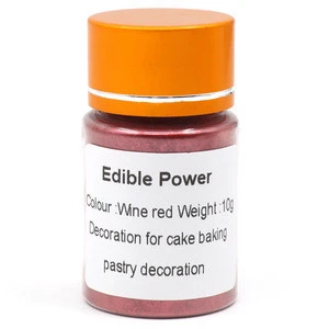 10g Wine Red Safe Fondant Pigment for Bread Cake Chocolate Arts Food Pastry Decoration Edible Food Powder