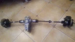 10kw electric motor driving independent hanging axle