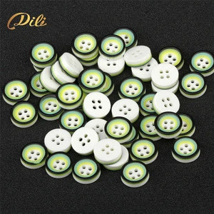 10mm Diameter Resin 4 holes Button for Clothing