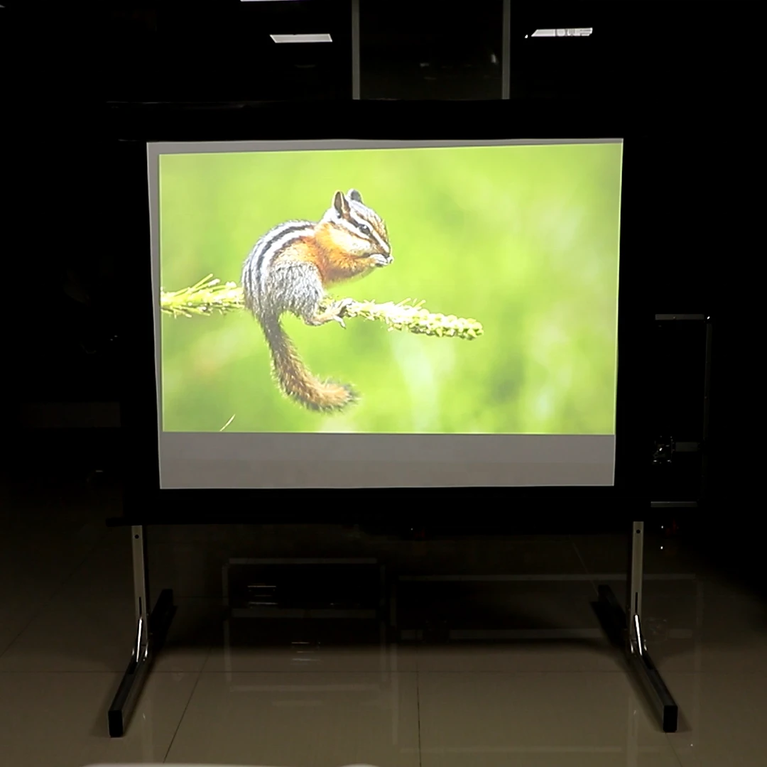 120 Inch outdoor portable projector screen, Easy Fast Fold Projection Screen with draper kits