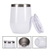 12oz Sublimation Blanks 304 Double Wall Stainless Steel Wine Tumbler