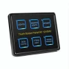 12V/24V 6 Gang LED Switch Touch Screen Panel Control Box for Marine Boat Truck Car