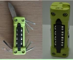 15 in 1 2016 China Multifunction Tool gifts all stainless steel Combination outdoor hand tool&multi-tools with flashlight