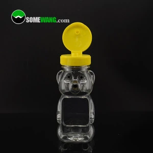 150ml 5oz hony Bear PET bottle/Bear shape bottle for liquid drink/ Gummy Bear candy PET bottle honey bottle