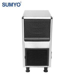 159kgs/day Stainless Steel Cube Ice Maker