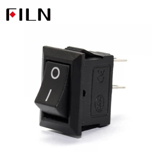 15x10mm mini rocker switch 2pins 3A 125V 2A 250V  22 pins on -off mini power rocker switches
