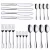 Import 16pcs kenya design cutlery set knives and forks from China