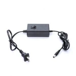 1m length DC 5V power adaptor plug US with button switch for laser module
