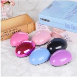 1pc Tangle Hair Brush Egg Shape Hairbrush Anti Static Styling Tools Hair Brushes Detangling Salon Hair Care Travel Comb