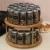 Import 2 tier bamboo spice rotating storage rack from China