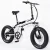 Import 20 inch full suspension aluminum alloy frame folding fat tyres electric bicycle bike from China