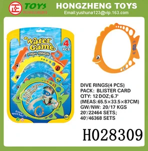 2014 new product made in china swimming dive rings funny kids water game dive fish,summer best gift H028309