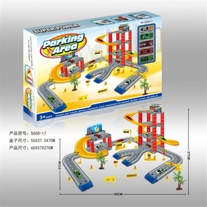 2015 hot sale parking area Alloy Racing Track Cars Slot Car Toys