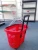 Import 2015 Salable Wholesale 50L Plastic Shopping Basket With Wheels from China
