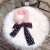 Import 2018 Hot sell warm winter scarf ladies leopard ribbon scarf rex rabbit fur scarf neck warmers from China