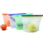 2018 New Reusable Silicone Food Storage Bag Kitchen Food Packaging Bag Food Container Preservation Fresh Fruits Vegetable