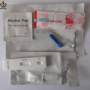 2018 Wholesale High Accuracy and high quality Easy Home Use Rapid HIV blood Test Kit rwith CE