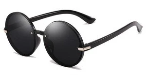 2019 arrivals cheap promotion fashion retro round frame eyeglasses uv400 mirror shades plastic party sunglasses CJ1155 in stock