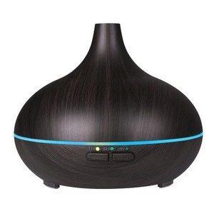 2019 New Model 300mL Wooden Essential Oil Humidifier Aroma Diffuser Humidifier Part with Sleep Mode Colorful Changing
