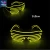 2019 New Products Wholesale Colorful Led Light Up EL Wire Glasses For Party