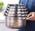 Import 2020 Factory wholesales Stainless Steel  nonstick Best Kitchen Induction Kitchenware Saucepan Cookware Pots Pans Sets from China