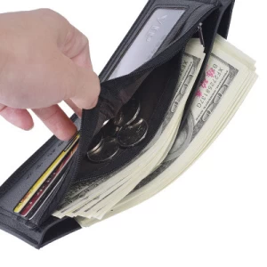 2020 high quality genuine leather RFID men&#x27;s wallet for men card holder credit card wallet short