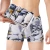 Import 2020 new arrivals men&#x27;s briefs fashionable mid waist printed men&#x27;s boxer breathable polyester underwear for men 4 pieces a set from China