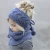 Import 2020 New Children Girls Acrylic 2Pcs/Set Winter Knitted Hair band Hat Scarves Set with Pom pom from China