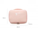 2020 New Memory Fabric Travel Cosmetic Bag For Make Up Women Men Makeup Cosmetic Bags Cases