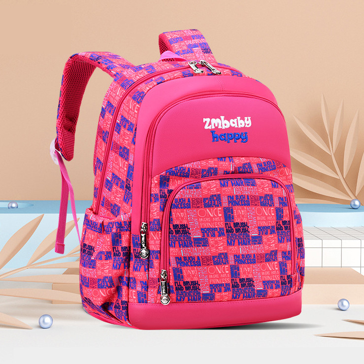 2020 New Model Fashion Primary School Kids Waterproof Nylon Backpack School Bag for Children