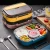 Import 2020 New Portable Microwave Storage Tiffin Set Food Plastic Bento Thermal Stainless Steel Lunch Box for Kids from China