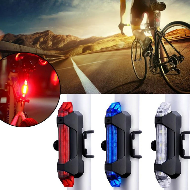 2020 New Waterproof Led Bike Accessories Bicycle Light usb bicycle rechargeable flashing Rear lights
